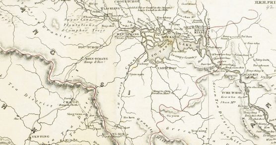 Map from 1842 titled Map to illustrate the War in China.