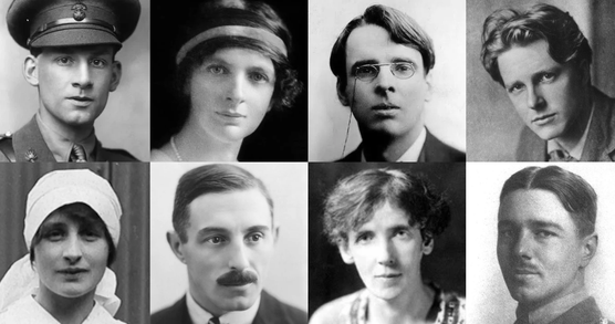 Images of First World War poets