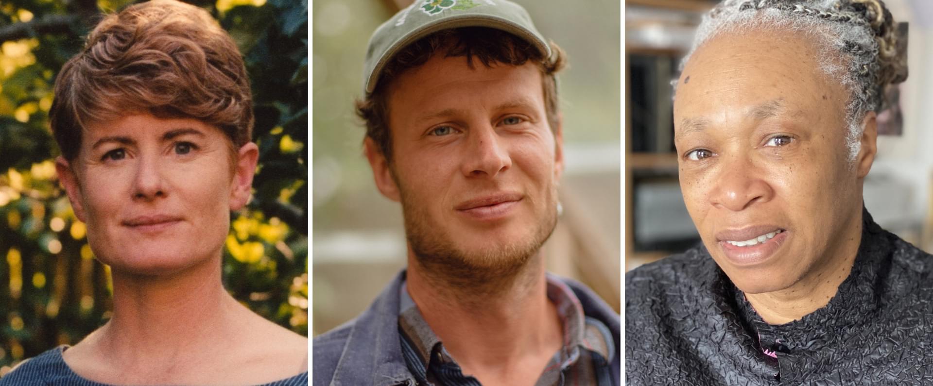 Alys Fowler, Jonny Bruce and Joy Gregory