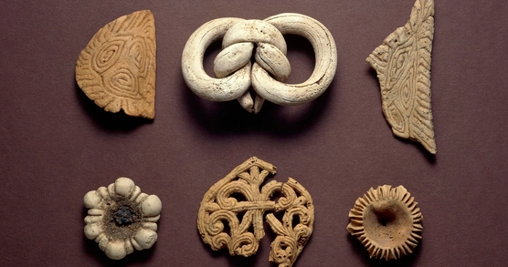 Ancient food items found at Astana Cemetery.