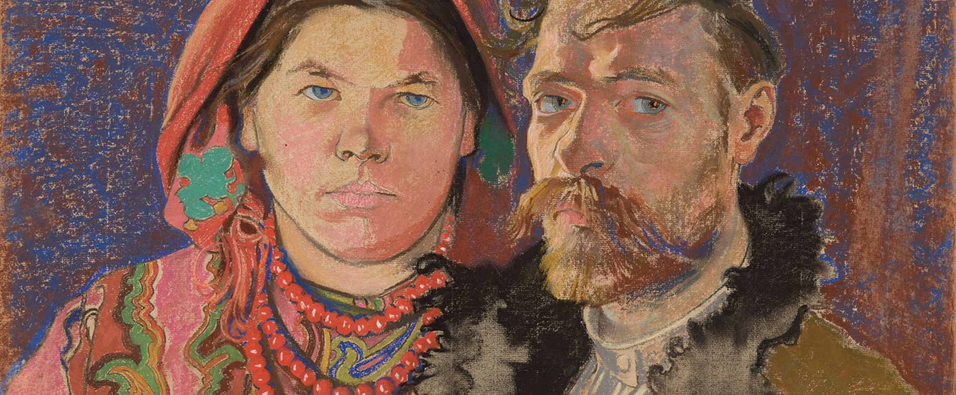 Self-portrait with Wife, Stanisław Wyspiański,1904