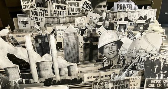Newspaper clippings and cutouts