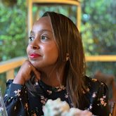 Fatima Hagi looking to the left