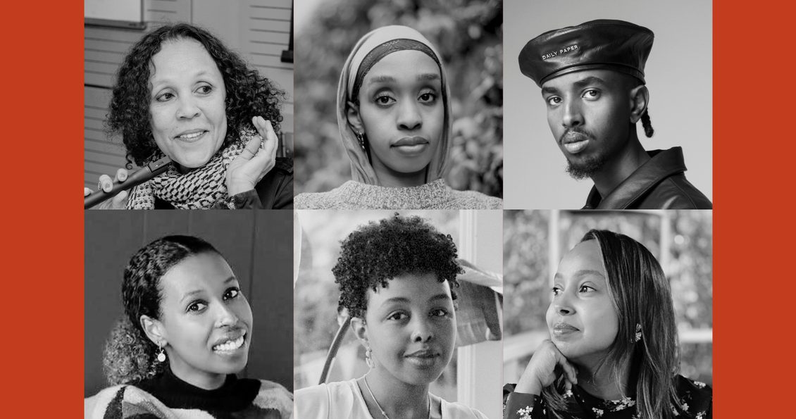Ubah Christina Ali Farah, Sabrina Ali, Hussein Suleiman, Fatima Hagi, Ifrah F. Ahmed, and Ilhan Abdullahi.