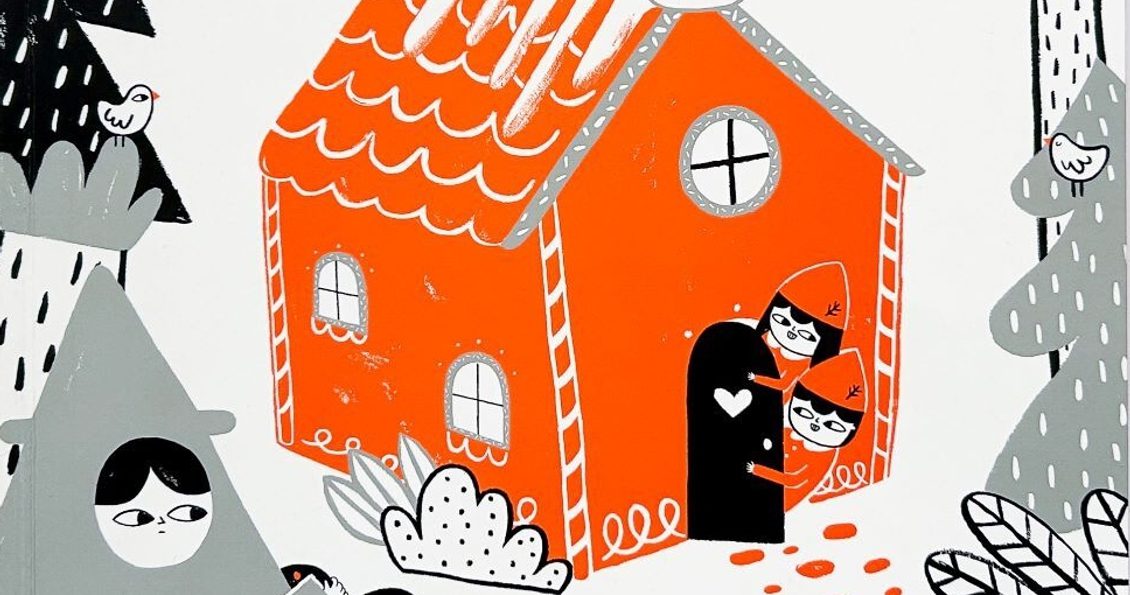 Illustration from the book cover of Hansel and Gretel, by Bethan Woolvin